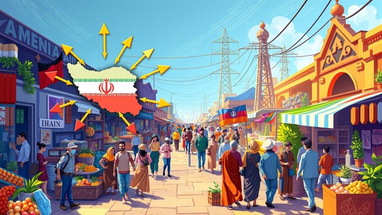 *   **هدف‌گذاری یک میلیارد دلاری؛ جهش بزرگ در تبادلات تجاری ایران و ارمنستان**
*   **ایران و ارمنستان؛ چشم‌انداز تبادل تجاری یک میلیارد دلاری**
*   **اتاق بازرگانی: تبادلات ایران و ارمنستان تا یک میلیارد دلار قابل افزایش است**