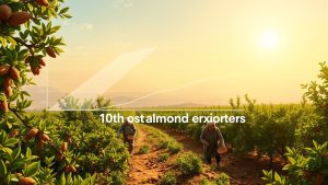 ایران دهمین صادرکننده بزرگ بادام در جهان شد