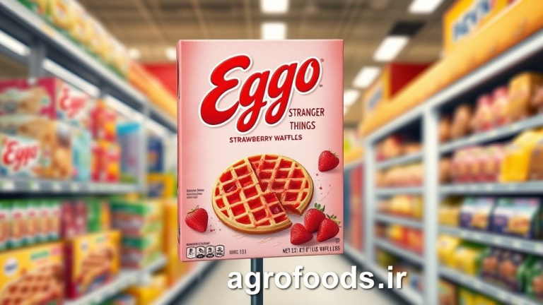 علاقه‌مندان سریال «چیزهای عجیب» بشتابند  ویفرهای توت‌فرنگی Eggo به بازار آمد