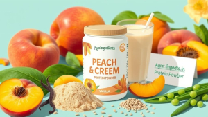 پودر پروتئین با طعم هلو و خامه به بازار آمد