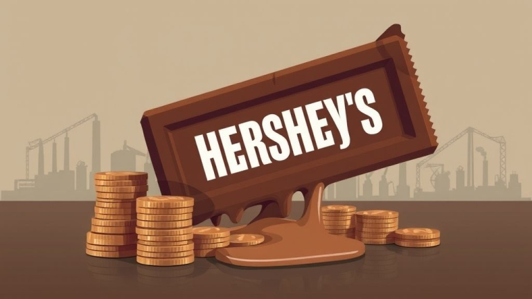 سود هرشیز سقوط کرد؛ غول شکلات‌سازی تحت فشار هزینه‌ها