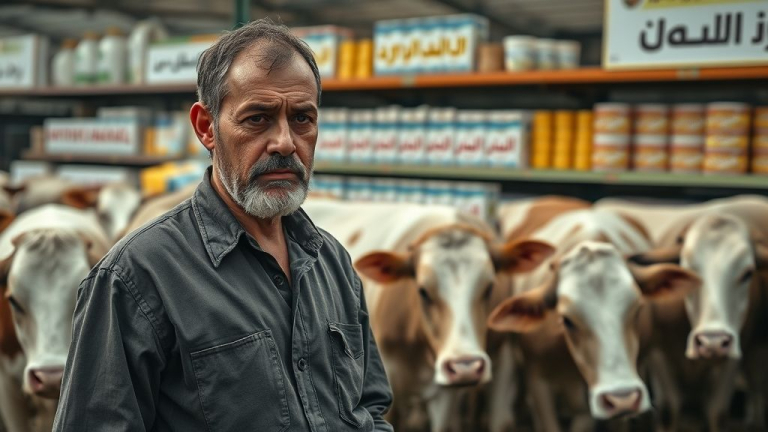 صنعت لبنیات  گرفتار تب دوگانه تورم و تب برفکی