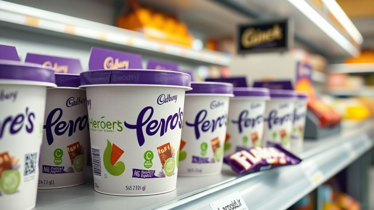 ماندلز برای بسته بندی شکلات‌های کَـدبری، به بسته‌بندی کاغذی روی آورد